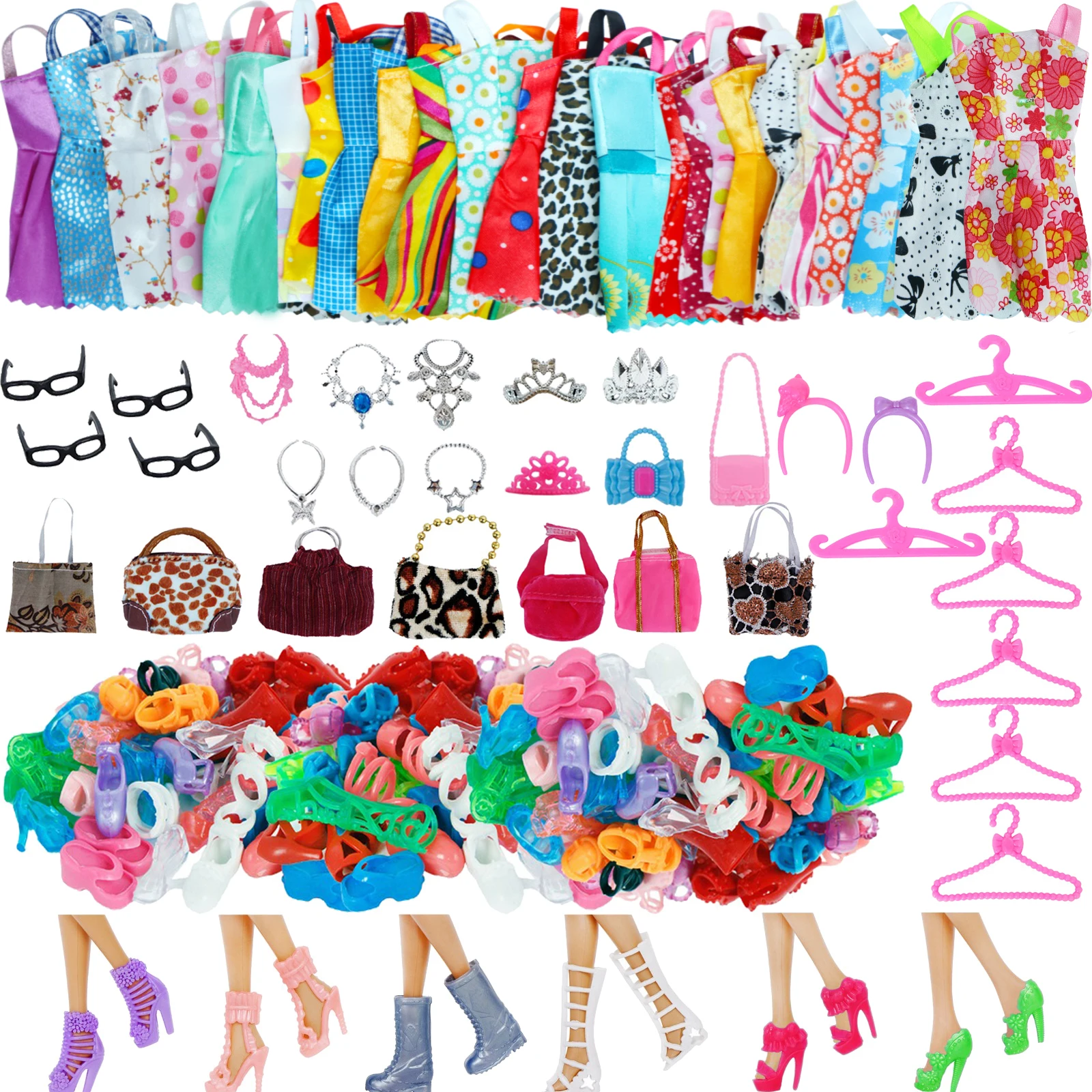 barbie doll and accessories set