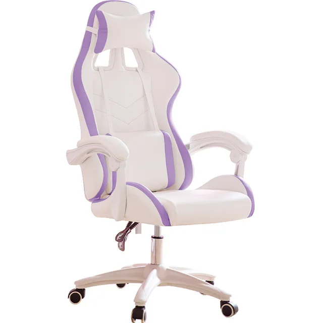 kawaii purple gaming chair