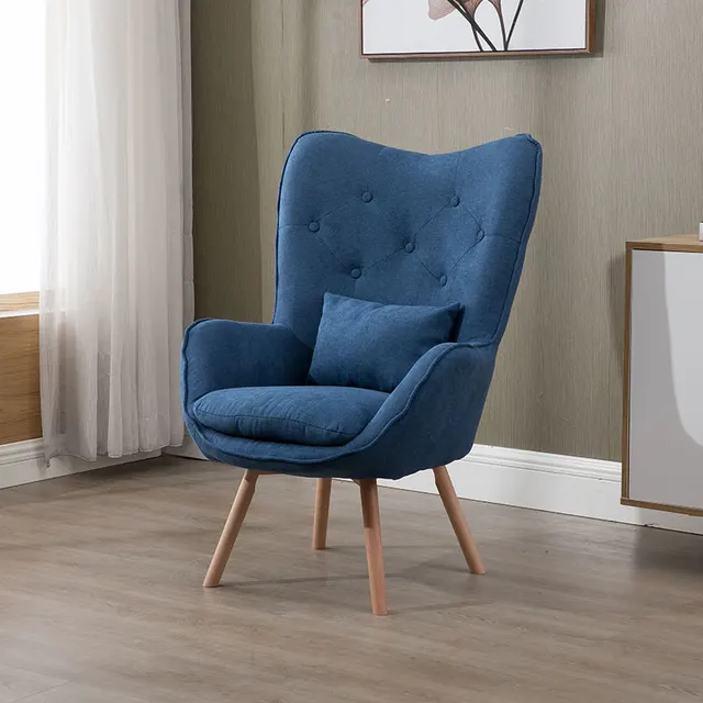 single sofa wing chair