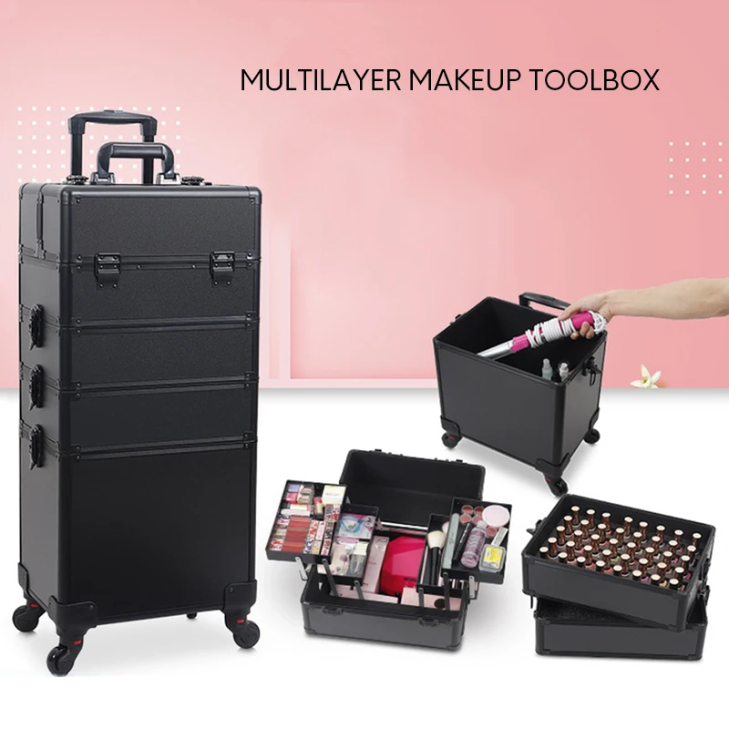 cheap beauty trolley case