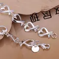 Elegant Gorgeous Design 925 Delicate Silver Color Bracelets For Women Charm Fashion Jewelry Seatangle Bracelet H177 Aytajqaa preview-3