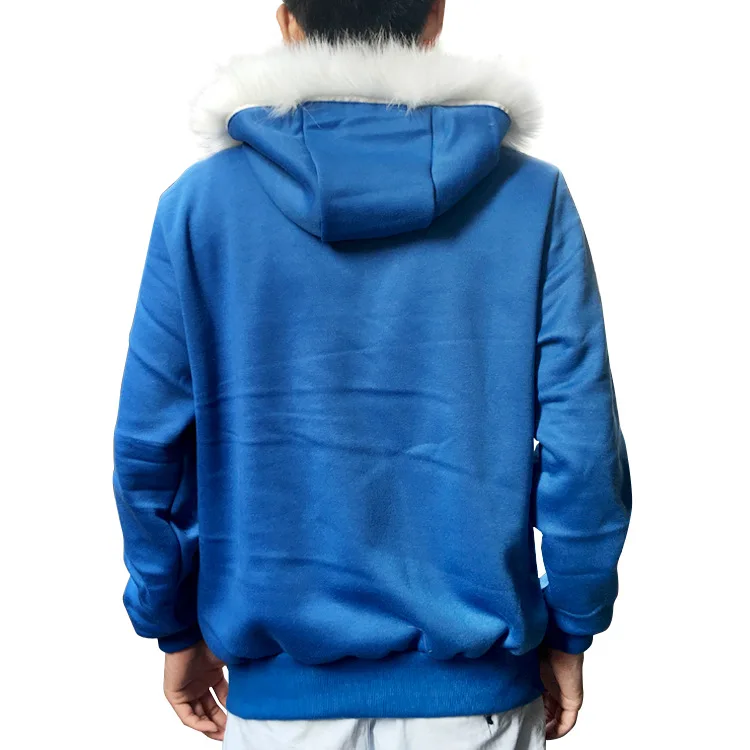 Kid Sans Cosplay Blue Hoodies Coat 