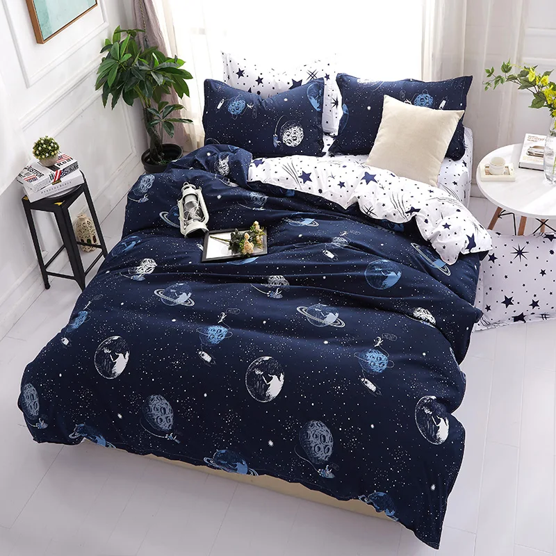 3D Bedding Sets Star Galxy Duvet Cover 