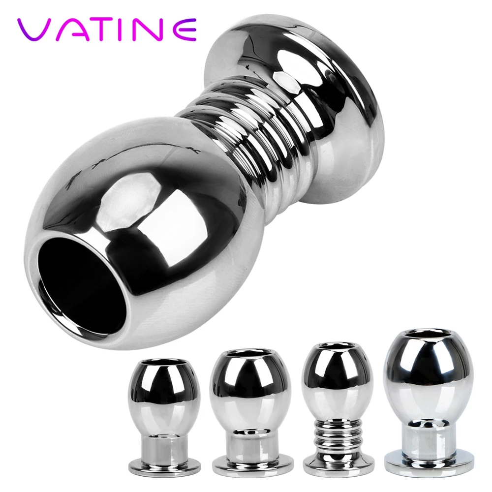 Купить Секс товары | VATINE Metal Hollow Anal Plug Douche Enema Prostata  Massager Sex Toys For Woman Men Gay Peep Vaginal Butt Plug Anal Dilator