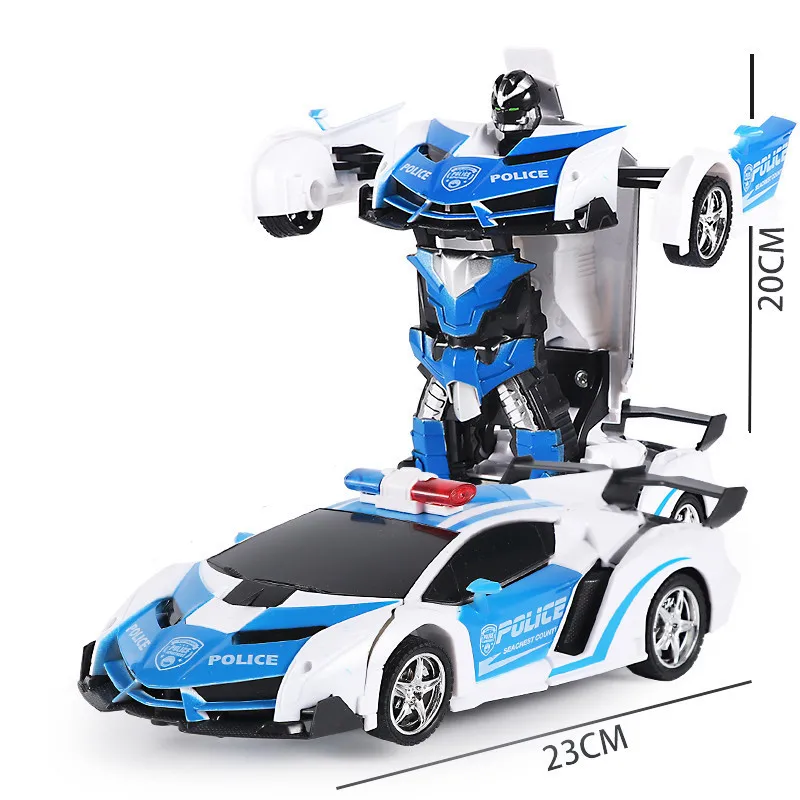 robot police car 2 in 1