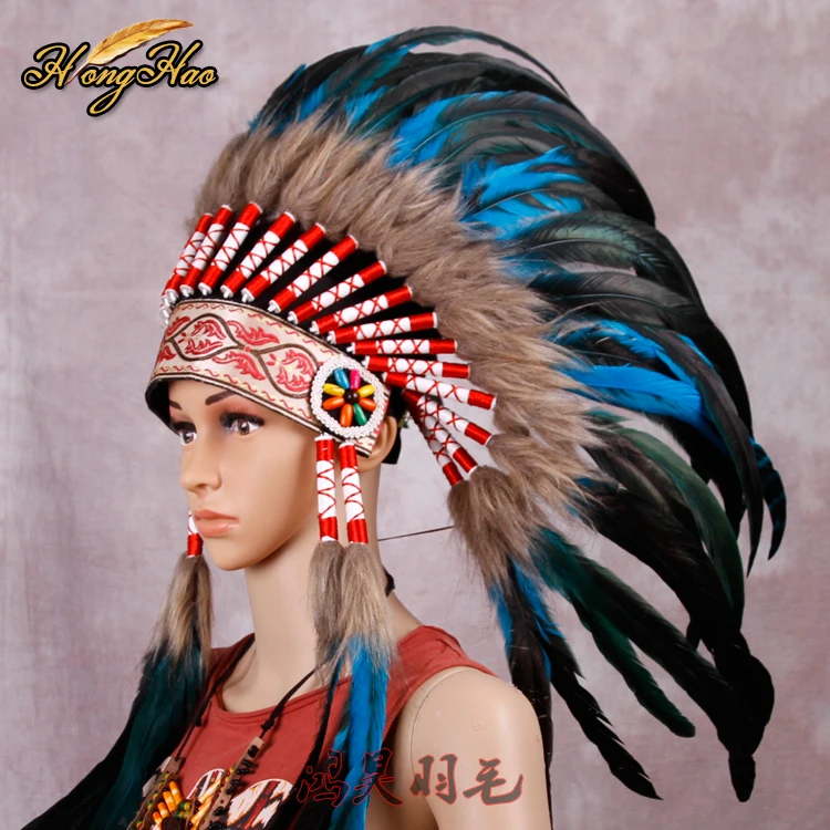 indian feather hat