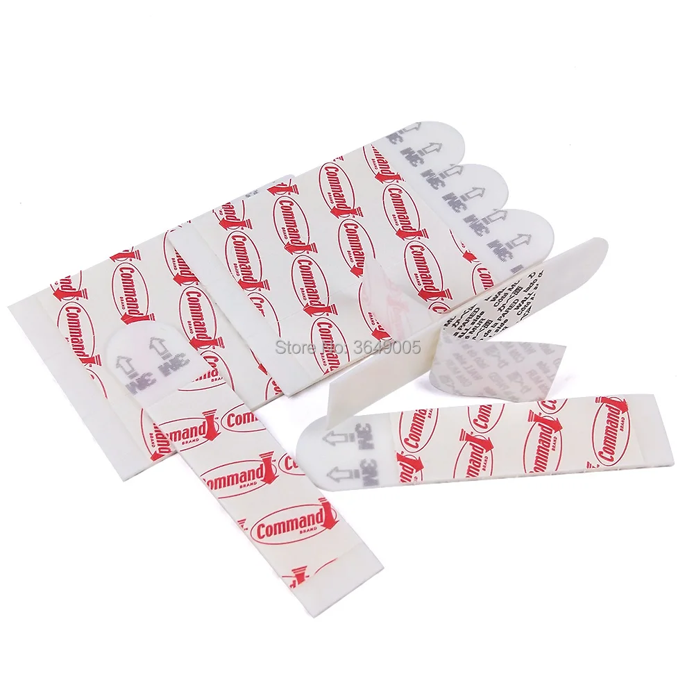 12/24pairs Double-sided Adhesive Strip Non-destructive Hanging