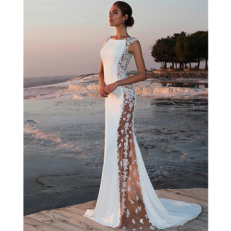 Slim Fit Floral Lace Dresses Summer 