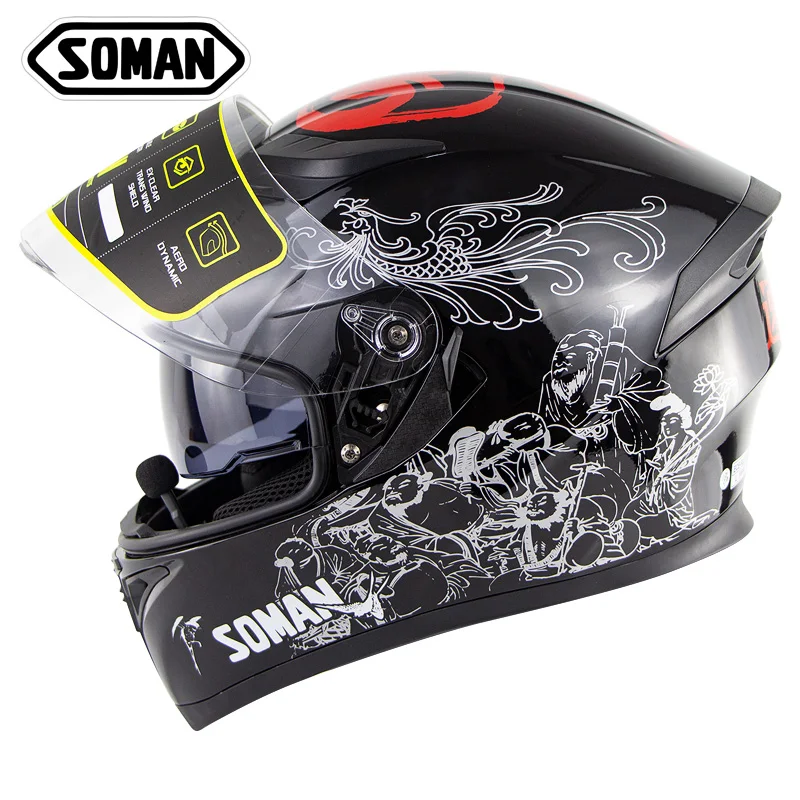 soman motorcycle helmet