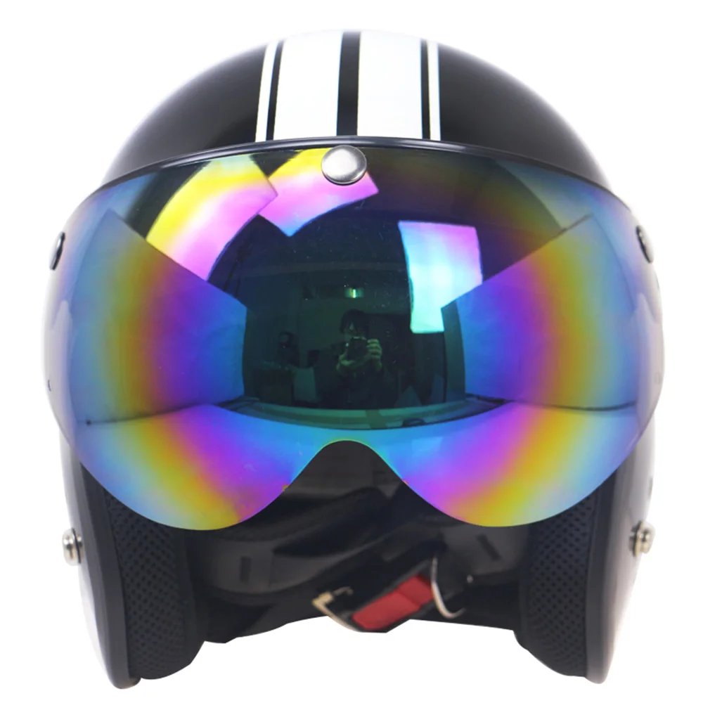 Snap Motorcycle Helmet Visor Front Flip 
