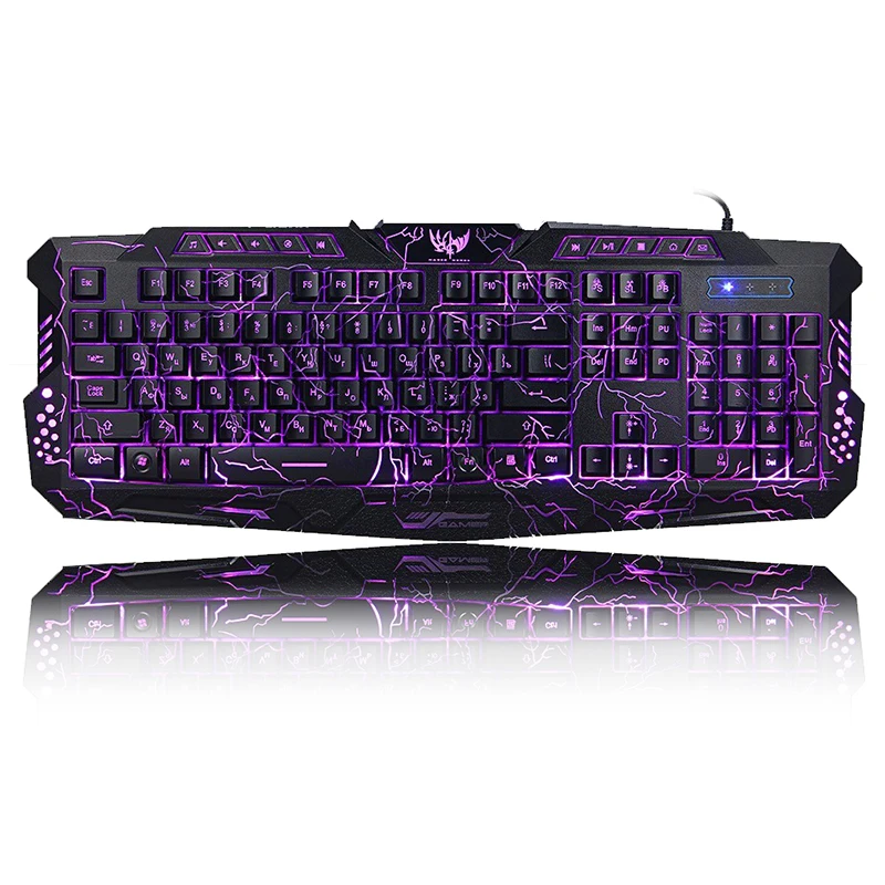 gaming keyboard purple