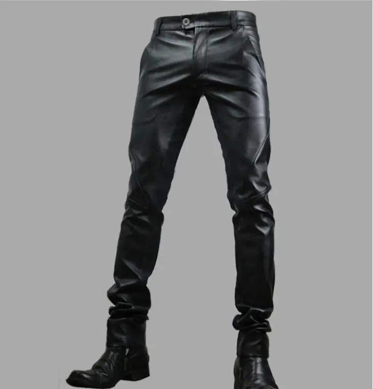 mens motorbike leather trousers