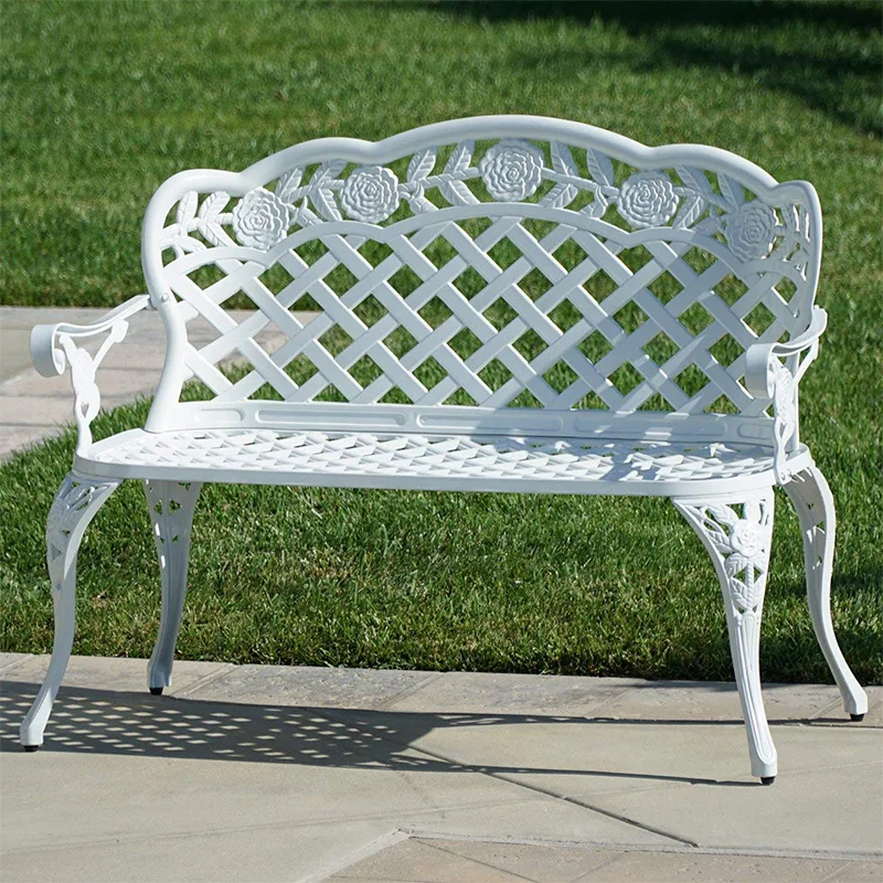 2 seater garden love bench