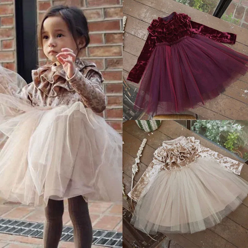 winter party dress for girls