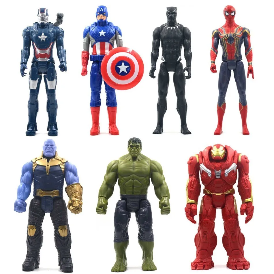 30cm Marvel Avengers Endgame Thanos Spiderman Hulk Buster Iron Man