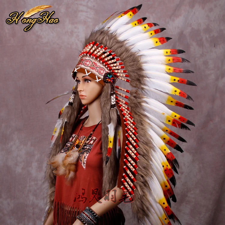 feather headgear