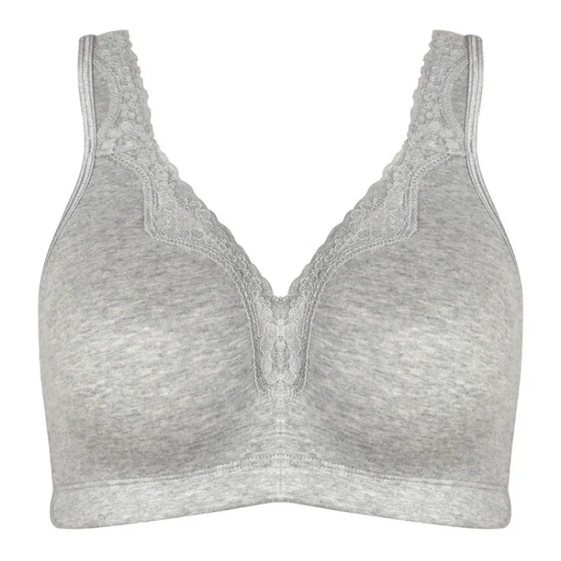 Woman's Bra Lace Large Soft Cup Cotton Lining Big Breast Bras for