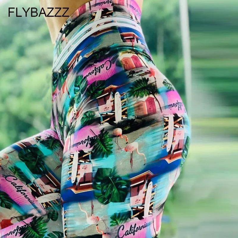 Αγορά Γυμναστική  2019 Rainbow Printed Yoga Pants Women Sport Yoga  Leggings Pants Running Trousers Tights Gym Training Legging Sport Femme  Fitness