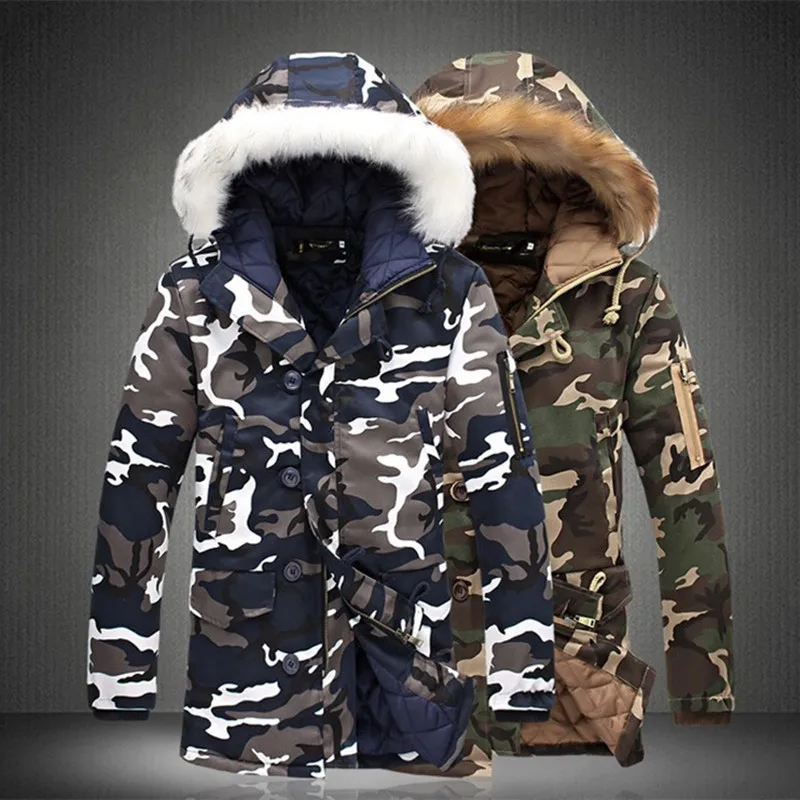 camouflage parka coats