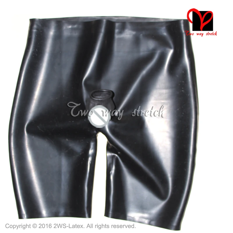 Hot Selling Moulded Latex Shorts/Briefs with Penis Condom, 100