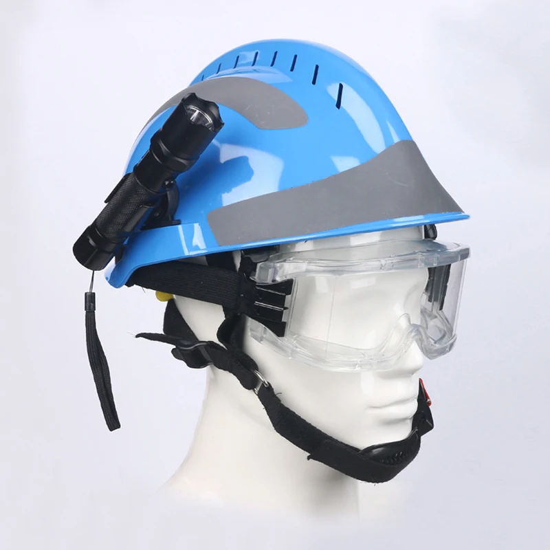 rescue helmet with visor