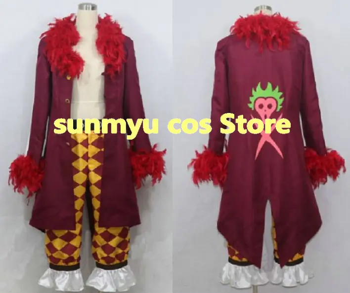 One Piece Cosplay Blox Fruit Bartolomeo Costume Clown Anime Clothing Bari  Bari No Mi Halloween Costumes For Men ACGN Party