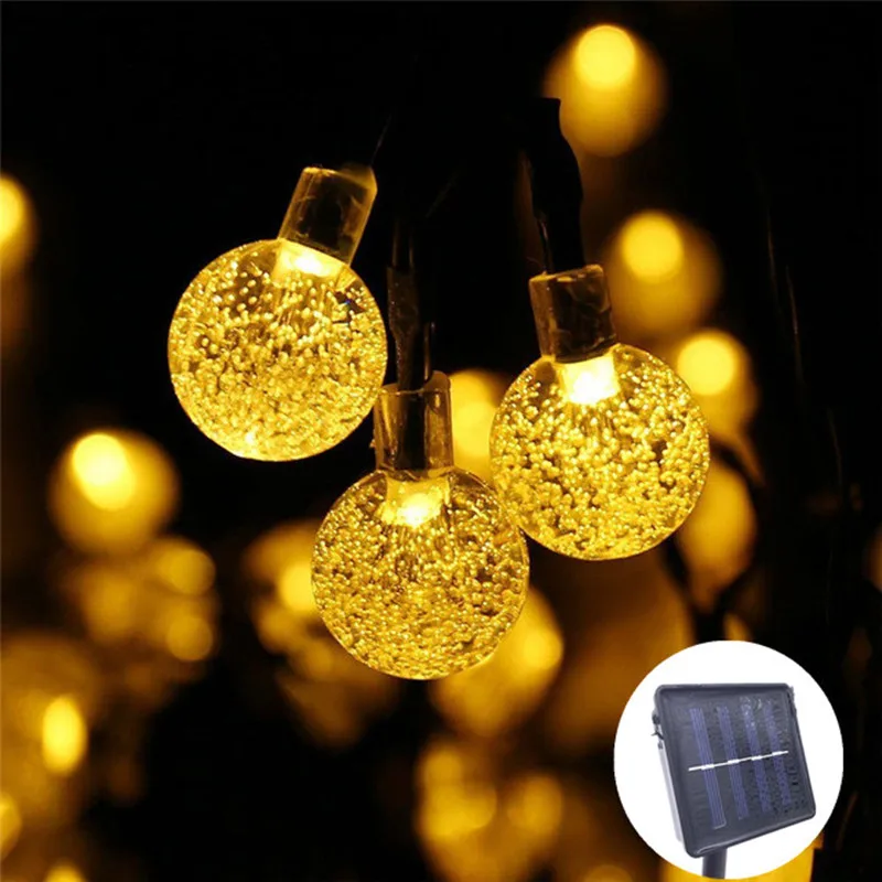 crystal ball solar lights