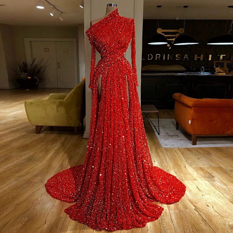 Arabic Muslim Formal Evening Dresses 