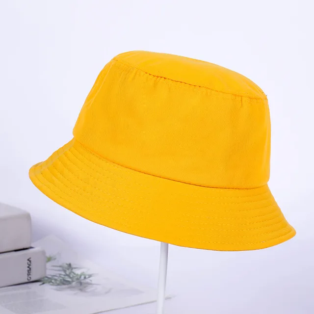 mens yellow bucket hat