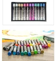 Mungyo 12/24 Colors Fluorescent Soft Oil Pastel Dry Metallic Crayons For  Drawing Color Art School