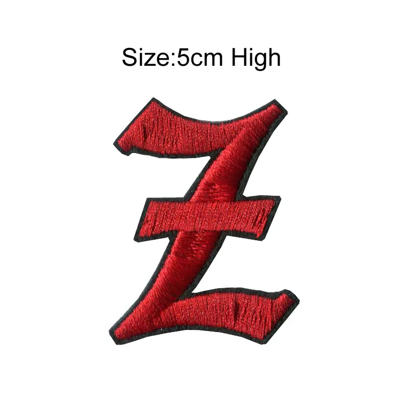 Letters Patches For Clothing Red Iron On Numeral Alphabet Sew Letras  Bordadas Adhesivas Para Ropa Planchar En Parche Embroidered - AliExpress