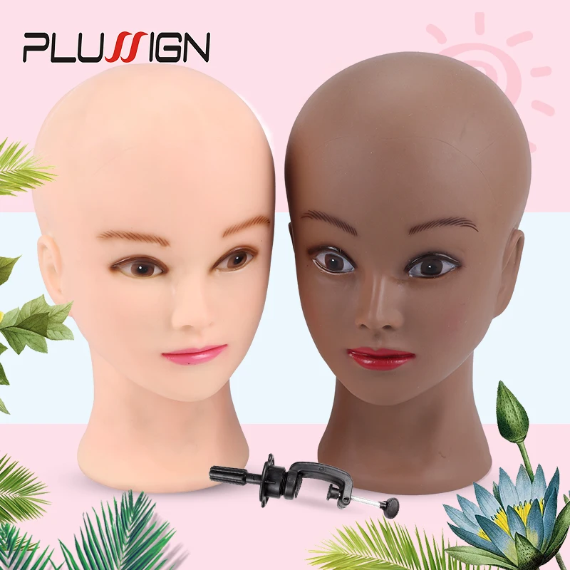 Plussign 20.5Inch Foam Mannequin Head Manikin Head For Wigs