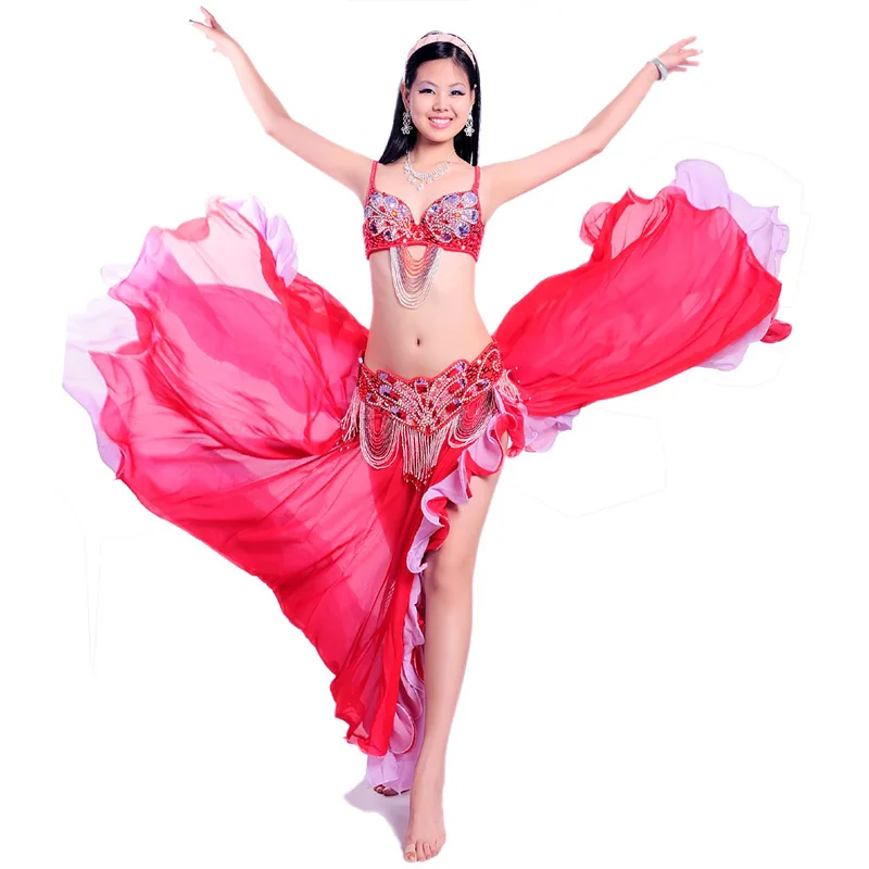 Αγορά Παράστασης χορού  Oriental dance dress belly dance costumes for  women belly dancing outfit belly dancer bra belt skirt set sexy bellydance  clothes