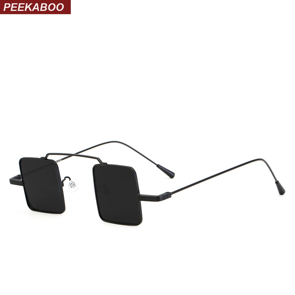 metal frame square sunglasses