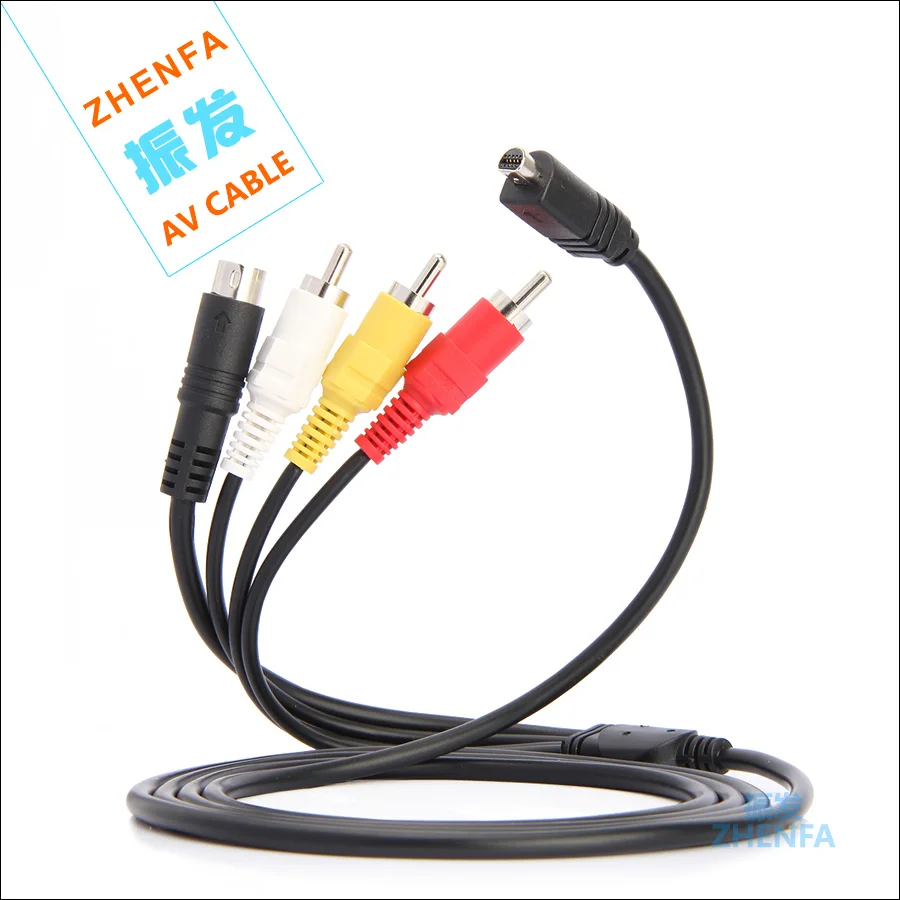 10 PIN to Composite VIDEO AV RCA Digital Camera Camcorder Cable for Sony DV  - AliExpress