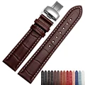 Hot sale Watchband ,High-quality Leather, Watch Accessories 18mm 19mm 20mm 21mm 22mm Strap Belt Free shipping preview-3