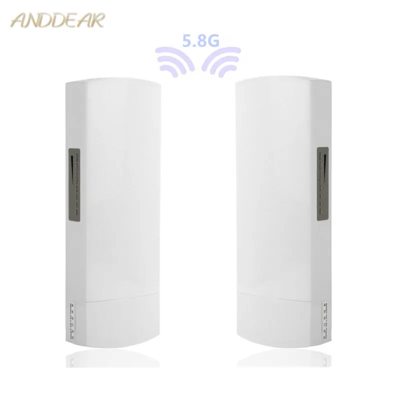 2 pieces 1-3km 300 Mbit open router CPE 5.8G wireless access point router Wi-Fi bridge device wifi extender dual band  repeater
