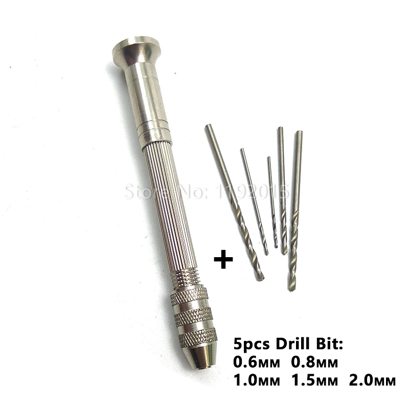 Pcs Mini Micro Aluminum Hand Drill 