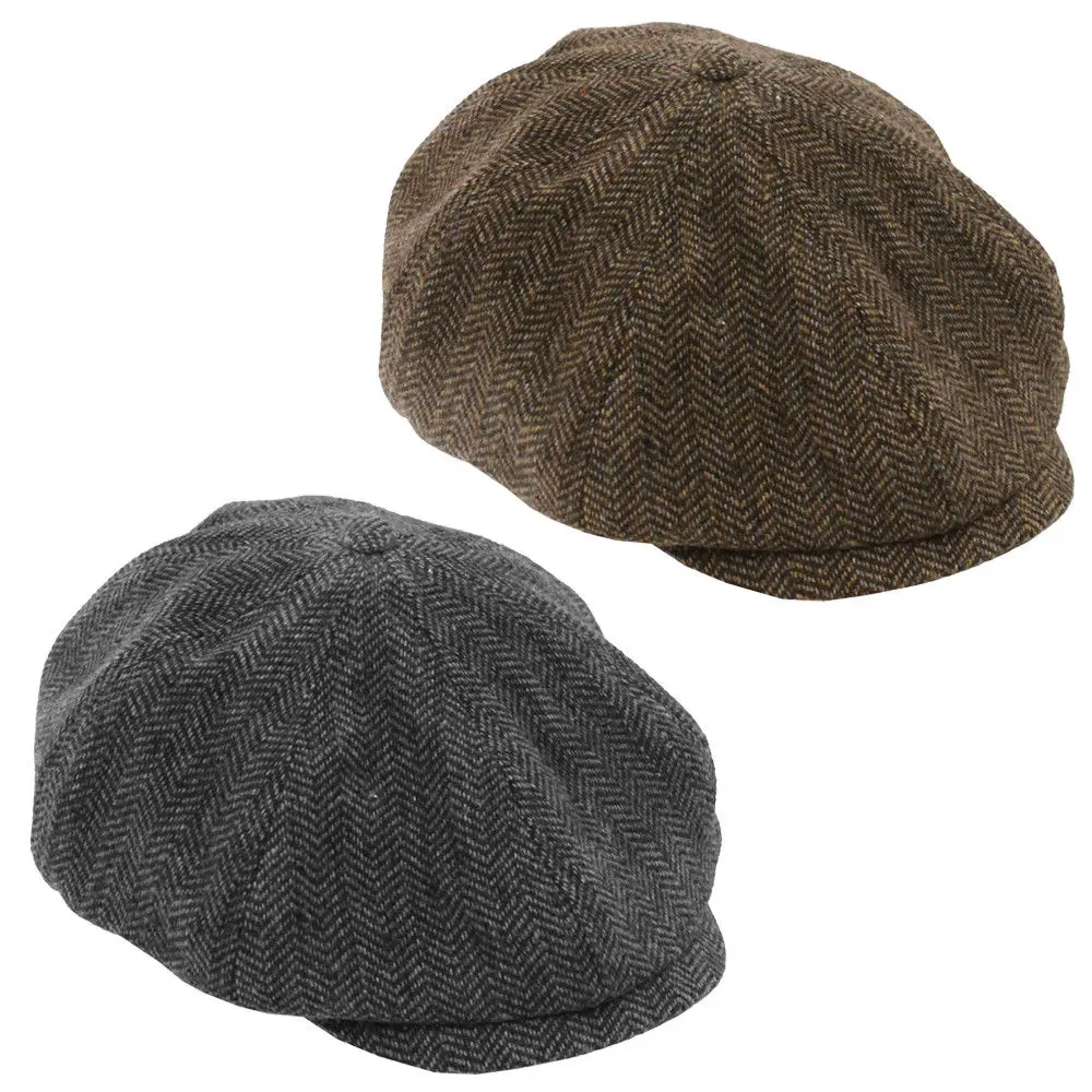 brown peaky blinders hat