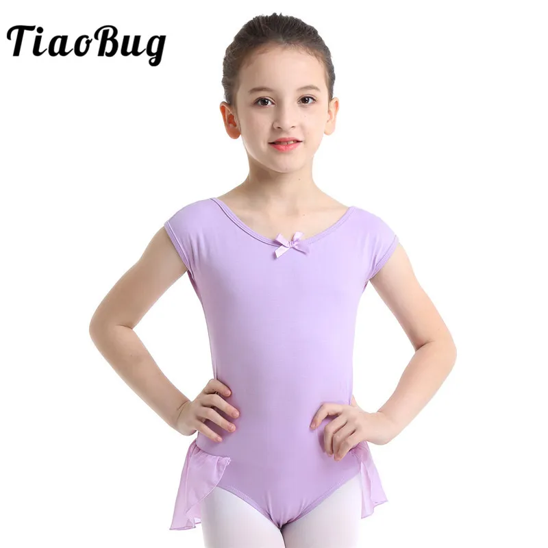 TiaoBug Womens Long Sleeve Leotard Gymnastics Ballet Dance Leotard Bodysuit Cotton Camisole Bodysuit 