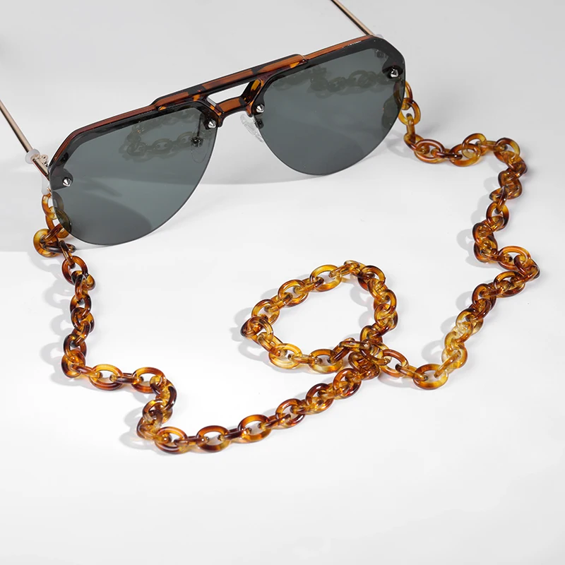 Leopard Acrylic Sunglasses Chain Chic 