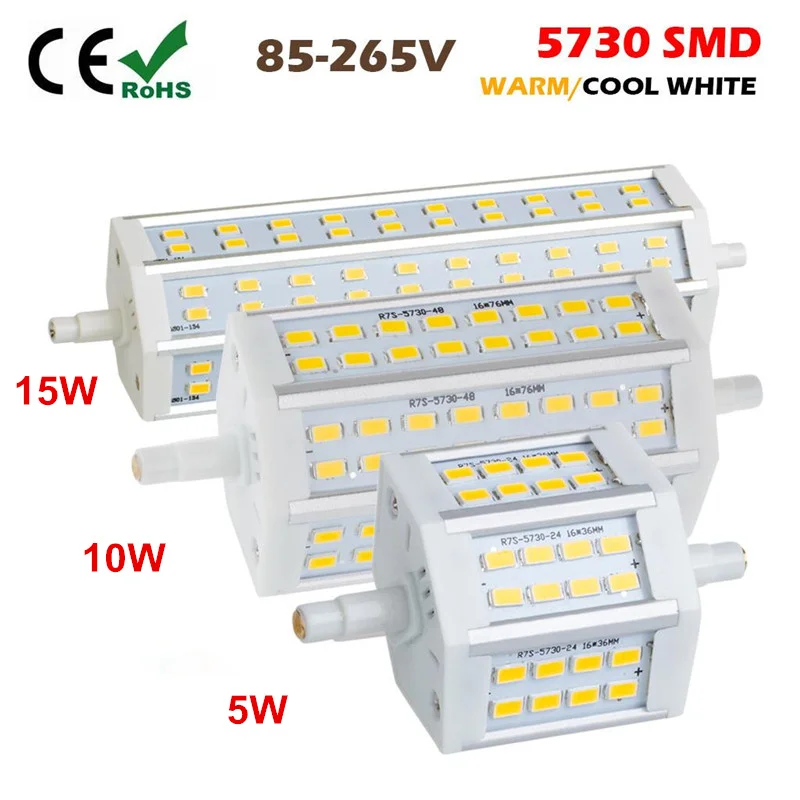 R7s Led 118mm Dimmable 1200lm, 20w R7s Led Bulb Warm White 3200k