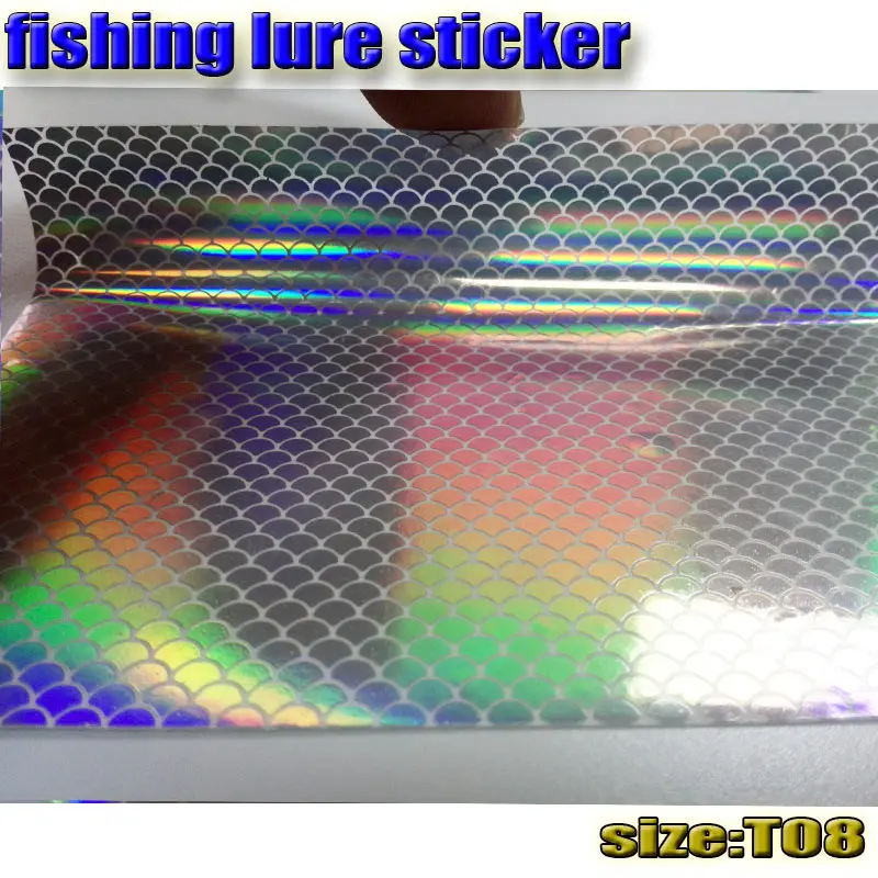 342Pcs Fishing Lure Sticker and Fish Eyes Holographic Adhesive