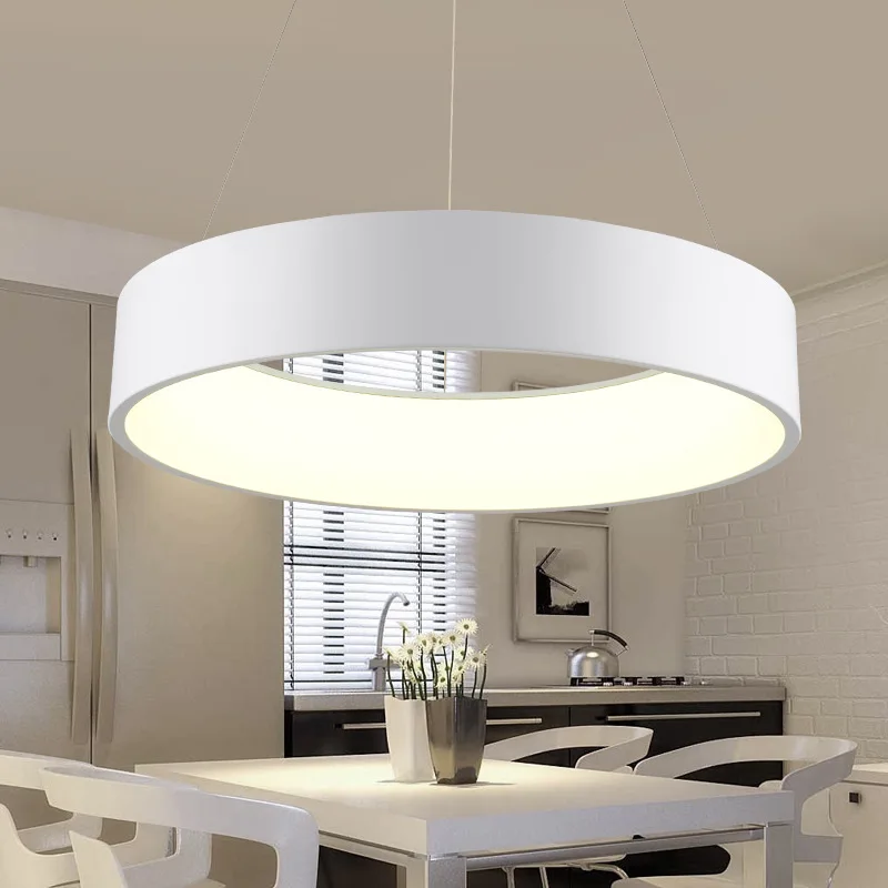 round led pendant light