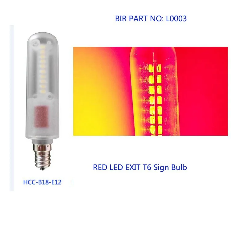 exit sign light bulbs