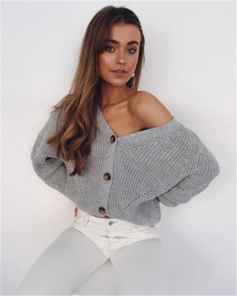 Fitshinling Buttons Up Sweater Cardigan 