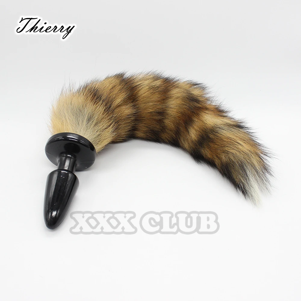 Αγορά Sex products | Thierry Fetish Silicone Cat Fox Tail with Anal Butt  Plug Dildo Sex Toys for Women Men Masturbation Adult Game Costume Roleplay