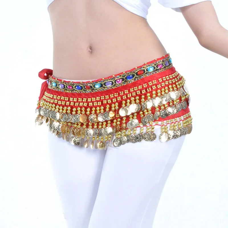 Lady Women Belly Dance Belt Scarf 