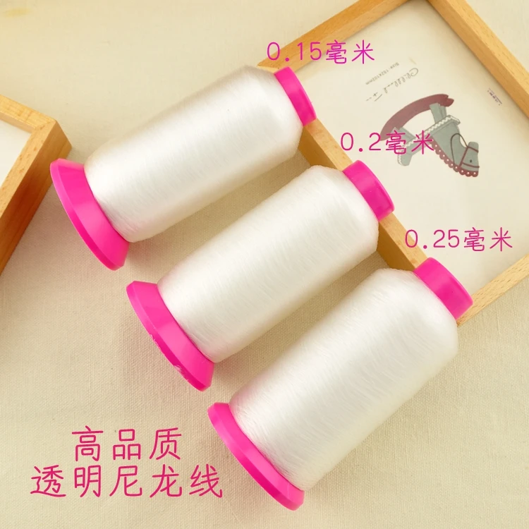 0.08mm Invisible Sewing Nylon Thread  Sewing Thread Nylon Transparent -  100% Nylon - Aliexpress