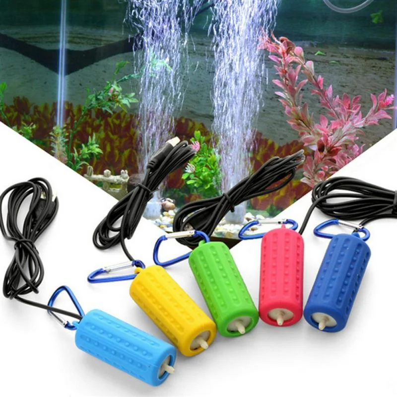 Mini USB Aquarium Fish Tank Oxygen Air 
